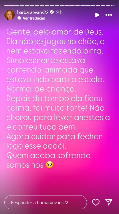 Pronunciamento de Bárbara Evans por Reprodução