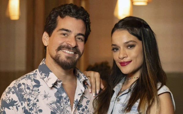 Vasco (Thiago Martins) e Lucimar (Ingrid Gaigher) em 'Vale Tudo'