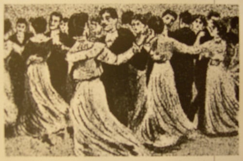  A dança da polca por Reprodução