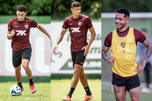 Baralhas, Camutanga e Matheuzinho treinaram normalmente com o restante do elenco