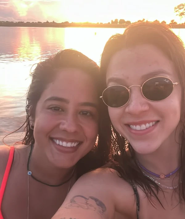 Filha de Leonardo e namorada por Reprodução | Redes Sociais
