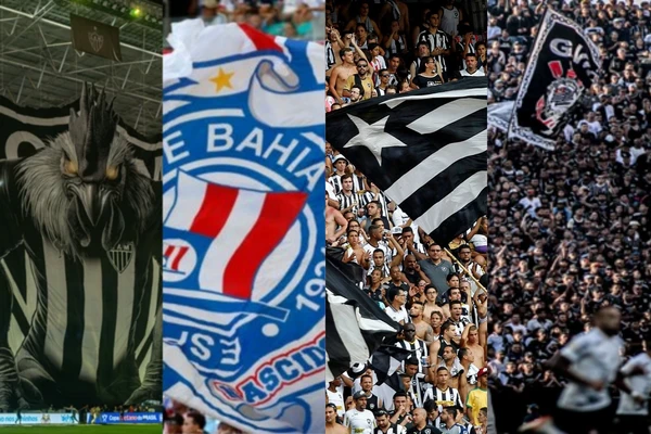 Torcidas do Atlético-MG, Bahia, Botafogo e Corinthians 