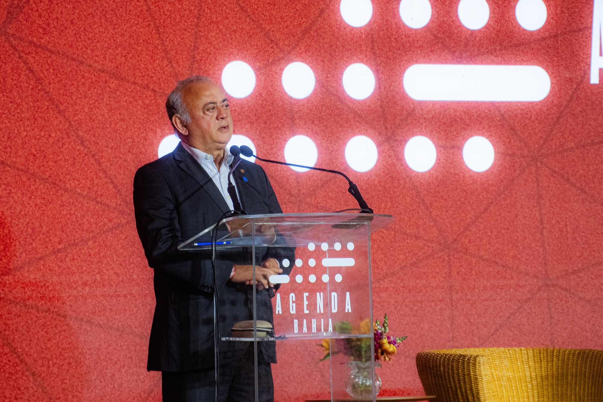 O presidente da FIEB, Carlos Henrique Passos, destacou a relevância da capacitação da mão-de-obra para a indústria por Lucas Assis