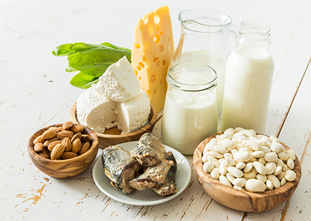 Alimentos que fornecem cálcio por Shutterstock