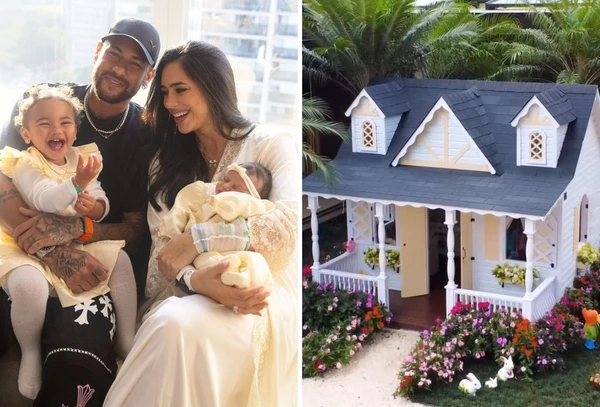 Bruna Biancardi mostrou casa de boneca em tamanho real das filhas