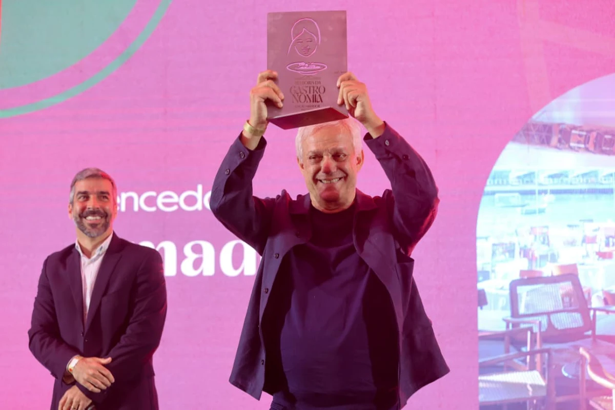 Edinho Engel, do Amado, foi um dos homenageados da noite especial