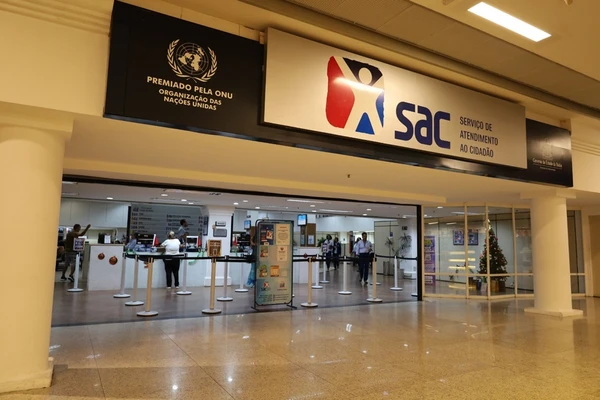 Posto da Rede SAC no Shopping Barra