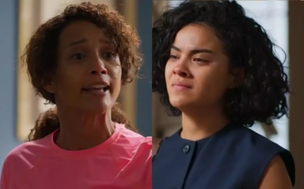 Raquel (Taís Araújo) e Maria de Fátima (Bella Campos) em 'Vale Tudo'
