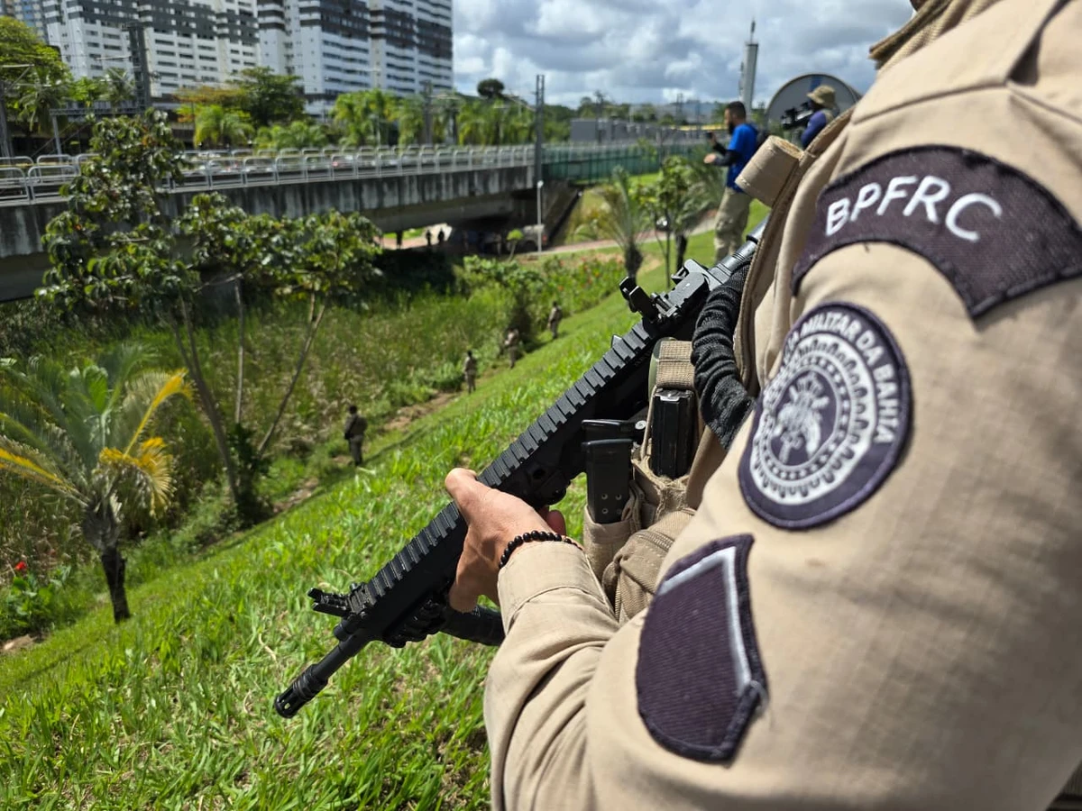 Suspeito de roubo foi preso no início da tarde desta sexta (29), no Imbui por Vitor Barreto/Ascom SSP-BA