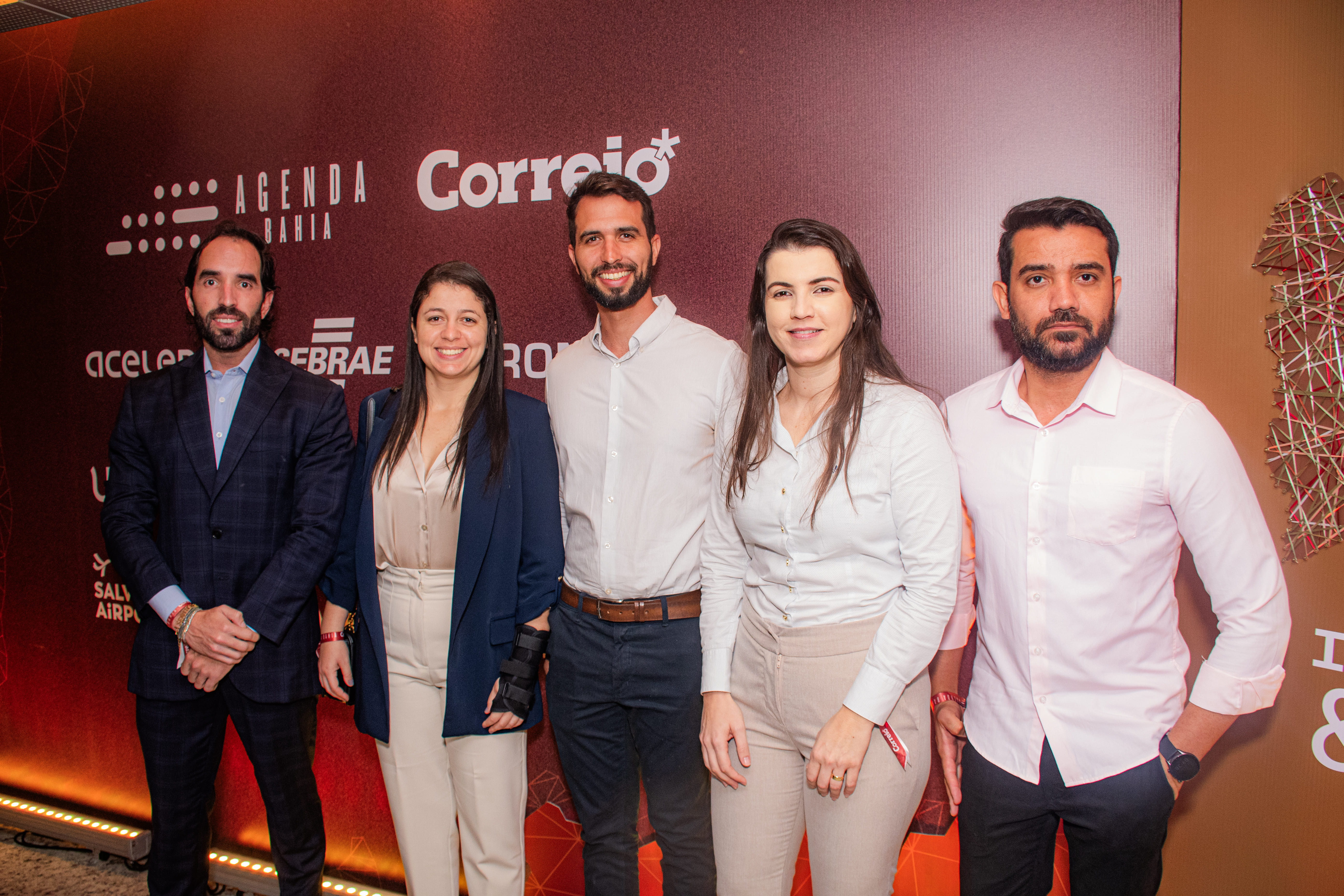 Carlos Neto, Claudia Calafange, Tiago Dutra, Vivyane Rios e Antônio Lessa por Lucas Assis