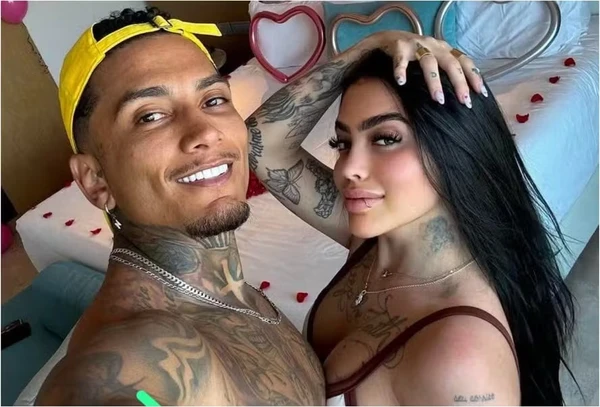 MC Mirella e Dynho Alves por Reprodução/Redes Sociais 