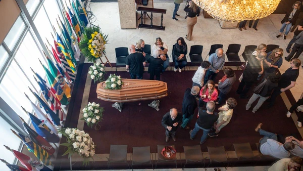 Velório de Luis Fernando Verissimo na Assembleia Legislativa do Rio Grande do Sul