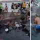 Imagem - Embarcação naufraga na Ribeira, e músicos tentam salvar instrumentos