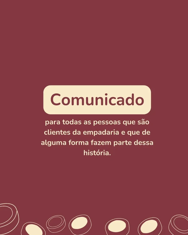 Veja o comunicado nas redes sociais por Reprodução/ Redes sociais