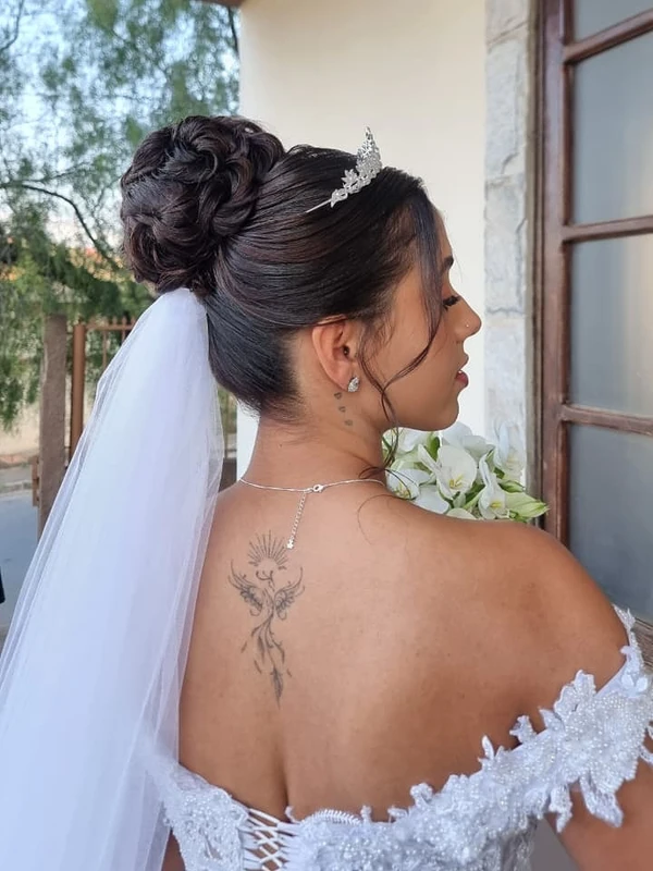 Ana Alice no casamento por Reprodução/Instagram