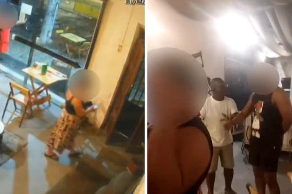 PM reformado foi flagrado por funcionários agredindo mulher