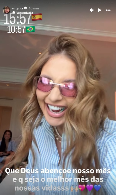 Virginia Fonseca em Madri por Reprodução/Instagram