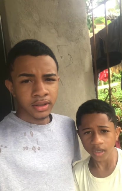 Irmãos publicavam vídeos cantando nas redes  por Reprodução / Redes sociais 