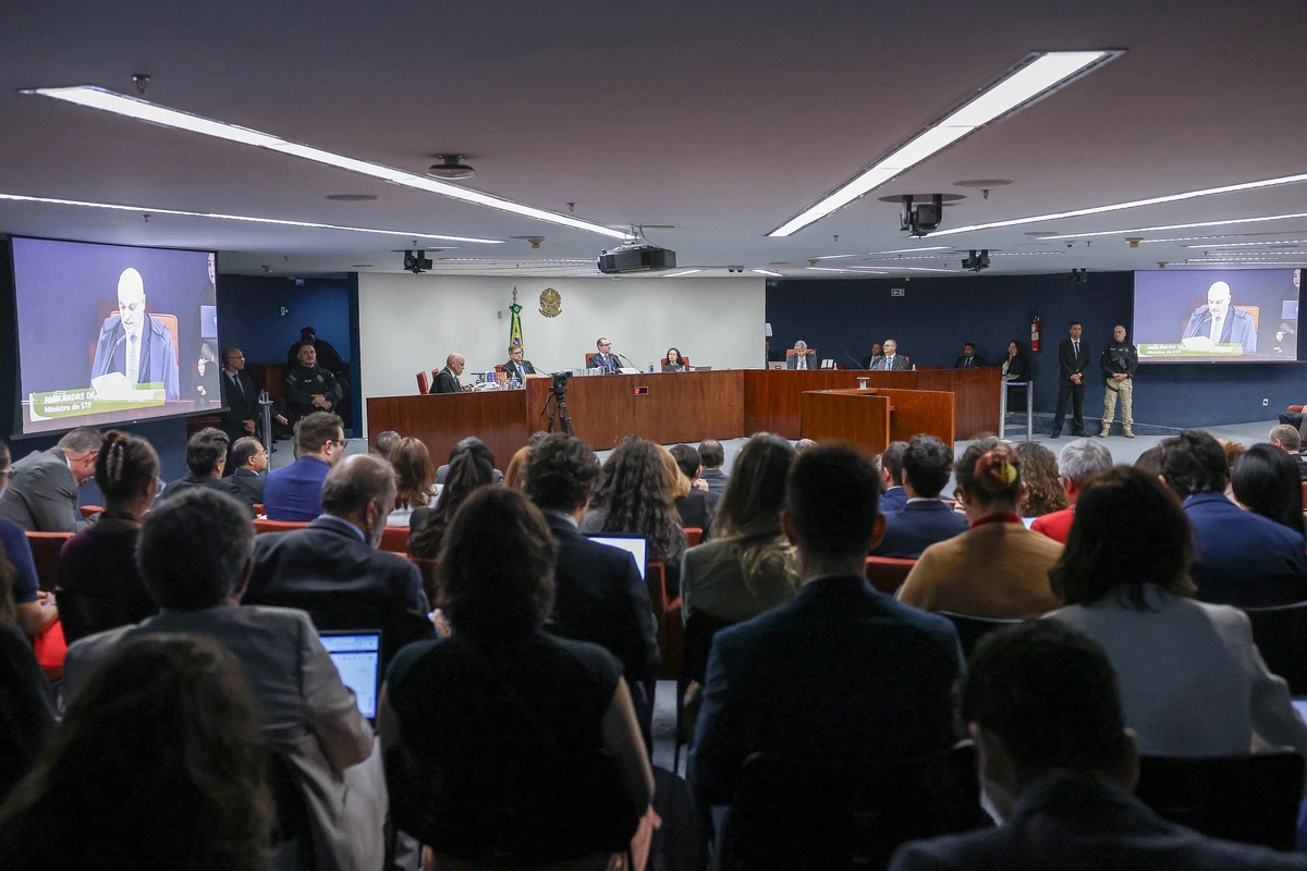 Julgamento de Bolsonaro começca no STF por Antonio Augusto/STF