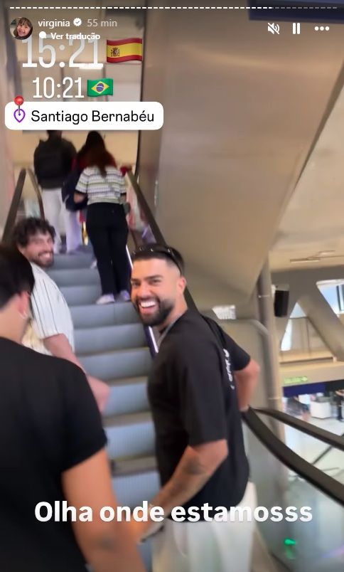 Virginia Fonseca vai ao Santiago Bernabéu por Reprodução/Instagram