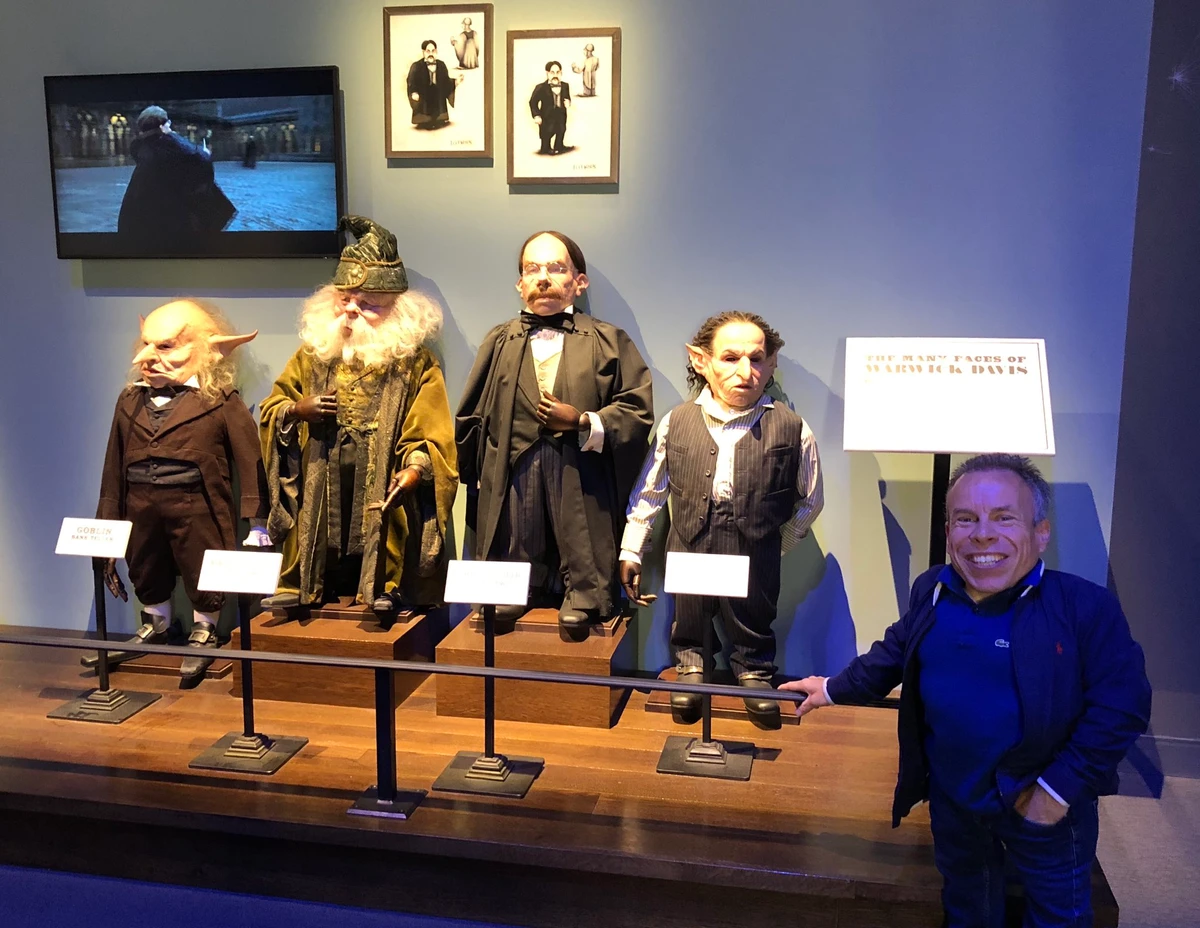 Warwick Davis fez vários personagens na saga de Harry Potter por Divulgação