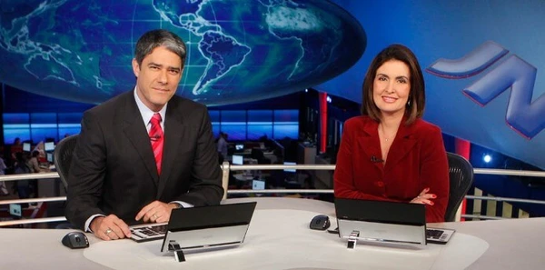 William Bonner e Fátima Bernardes – A partir de 1998 até 2011 por Reprodução/TV Globo
