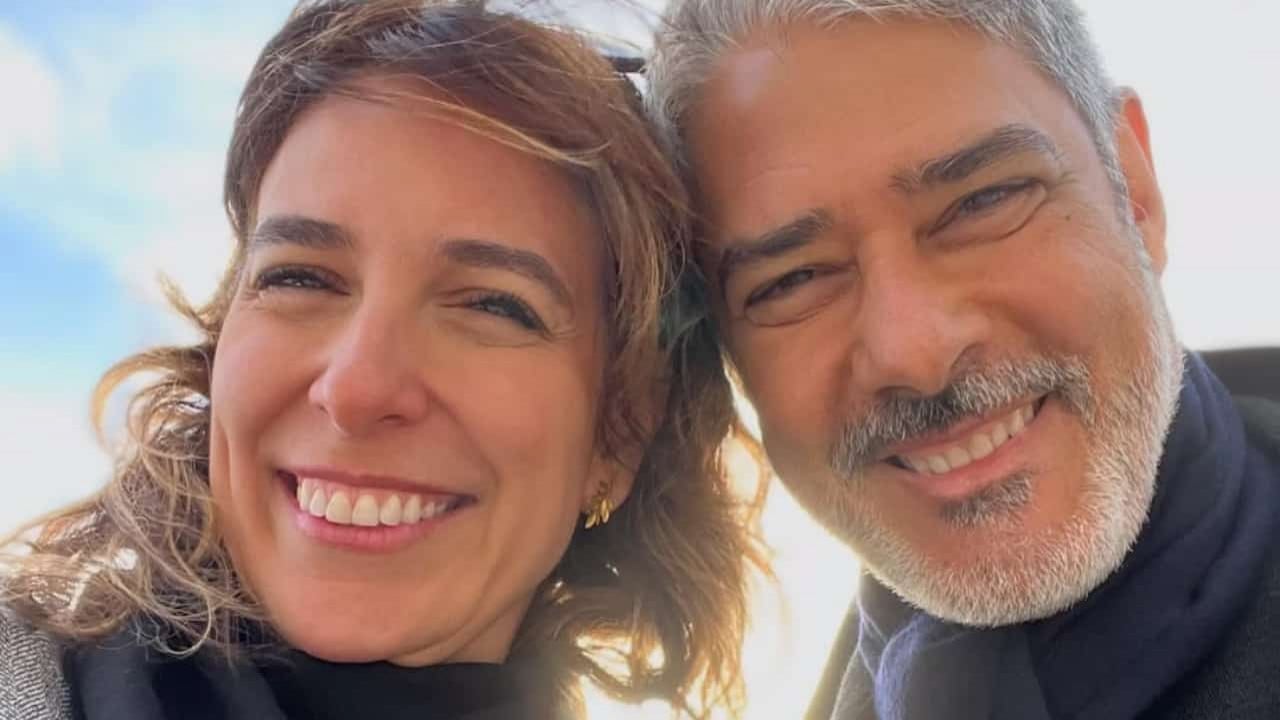 William Bonner e Natasha Dantas por Reprodução/Redes Sociais 