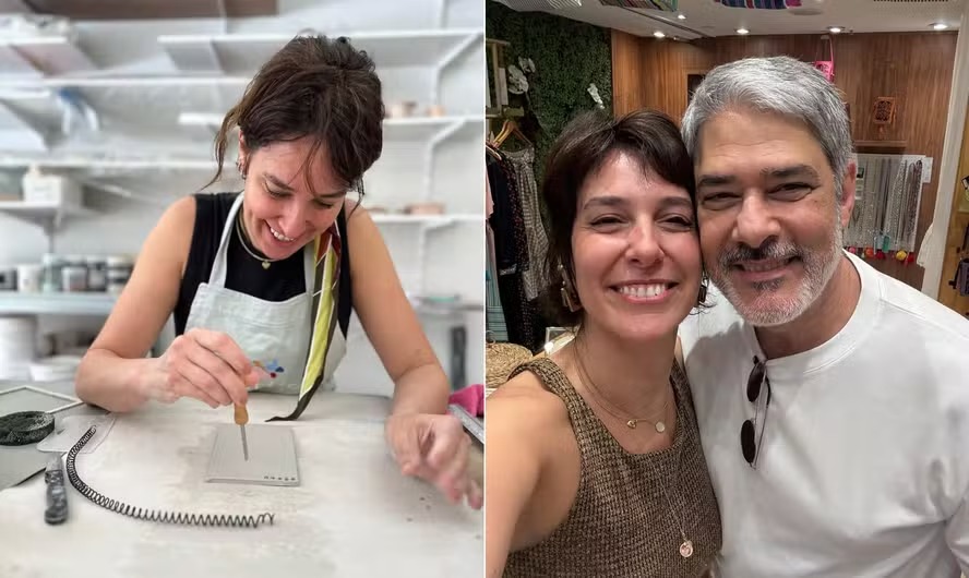 William Bonner e Natasha Dantas por Reprodução/Redes Sociais 