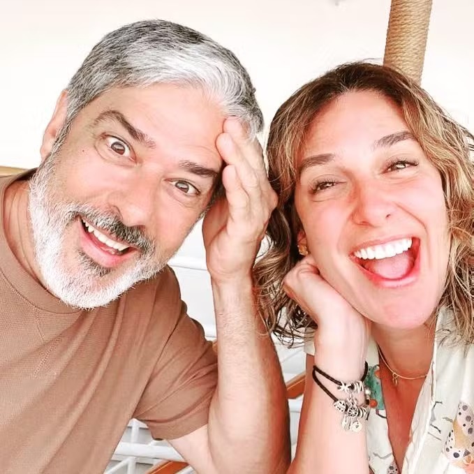 William Bonner e Natasha Dantas por Reprodução/Redes Sociais 