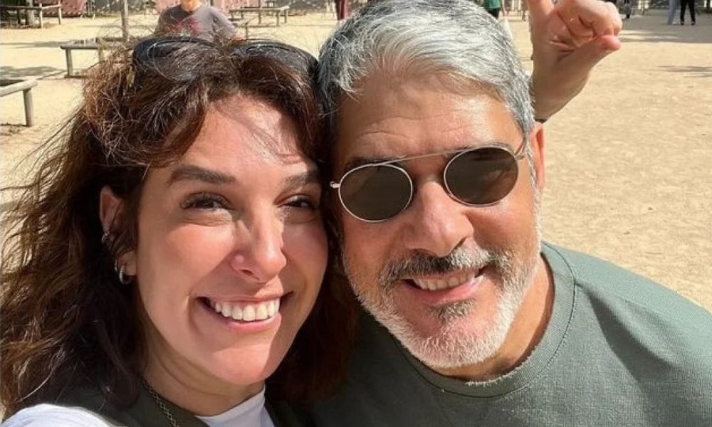 William Bonner e Natasha Dantas por Reprodução/Redes Sociais 