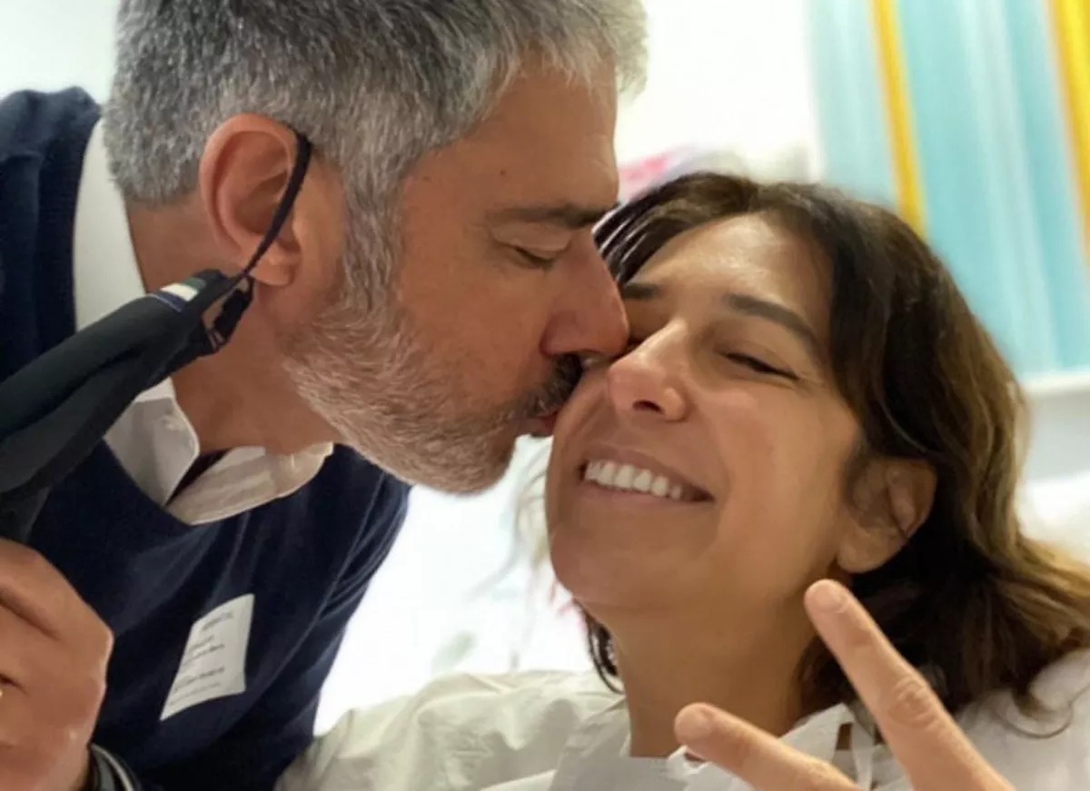 William Bonner e Natasha Dantas por Reprodução/Redes Sociais 