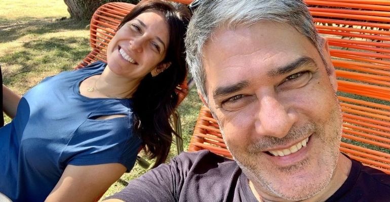 William Bonner e Natasha Dantas por Reprodução/Redes Sociais 