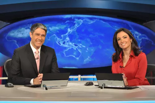 William Bonner e Patrícia Poeta – 2011 a 2014 por Reprodução/TV Globo