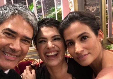 William Bonner e Sandra Annenberg por Reprodução
