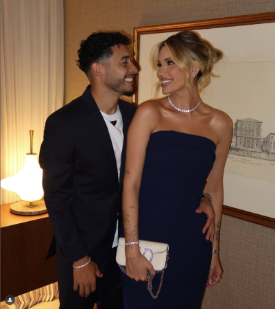 William do Cruzeiro com a esposa por Reprodução