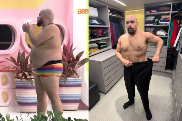 Antes e depois de Tiago Abravanel