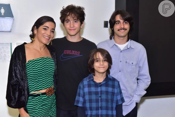 Domingos Montagner e família por Reprodução