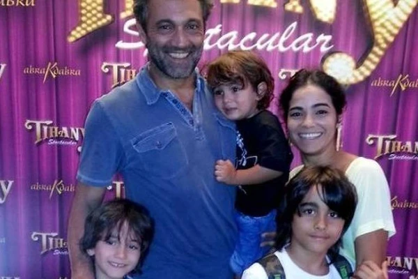 Domingos Montagner e família por Reprodução