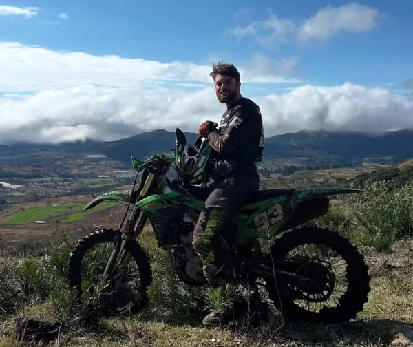 Lucas Macedo era piloto de enduro por Reprodução