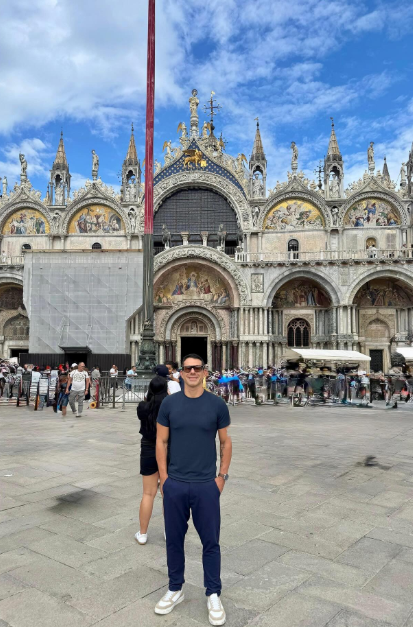 Marcus Buaiz e Isis Valverde em viagem à Itália por Reprodução / Instagram