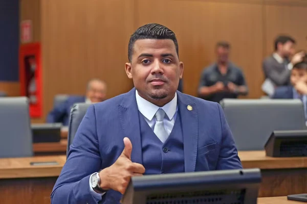 O deputado estadual Thiego Raimundo dos Santos Silva, o TH Joias, do MDB