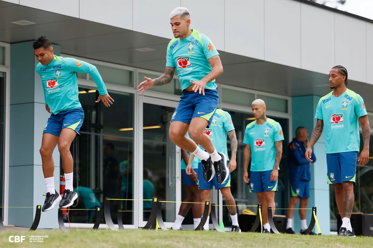 Seleção treinou na Granja Comary por Rafael Ribeiro/CBF
