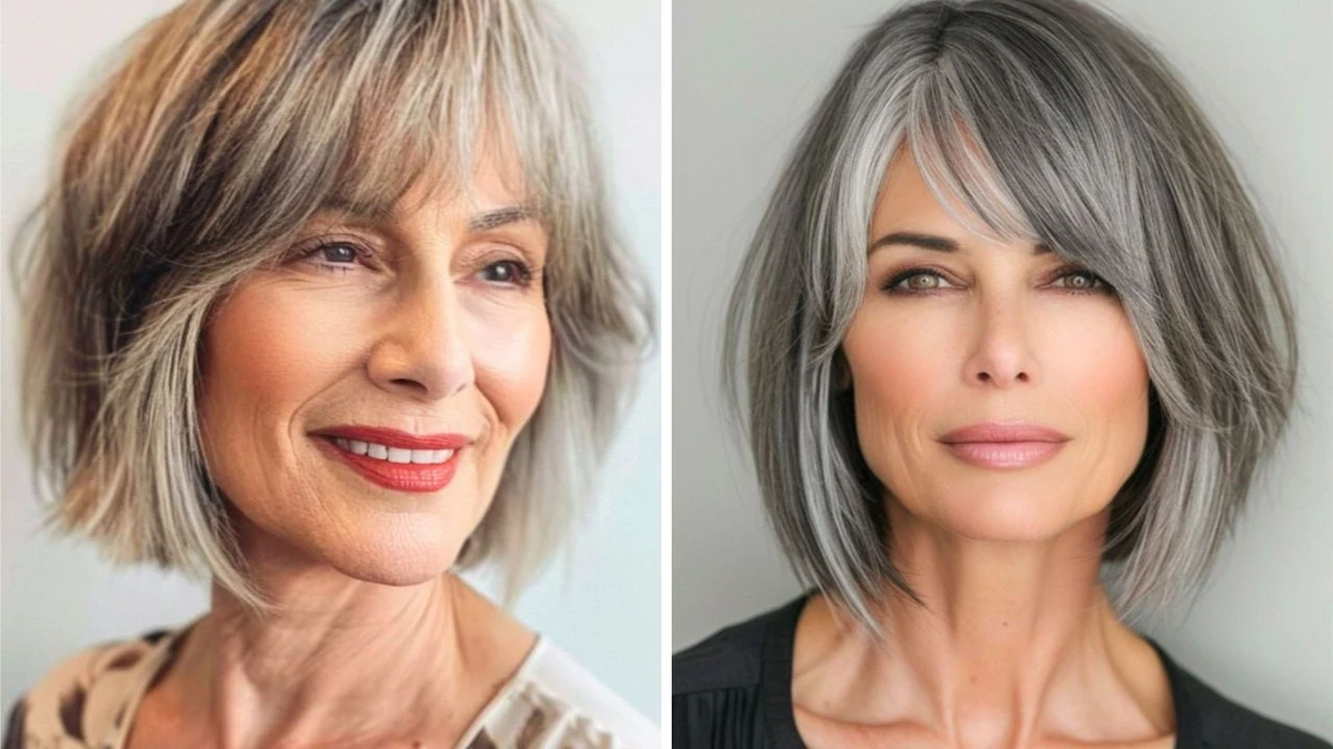Long Bob assimétrico por Reprodução