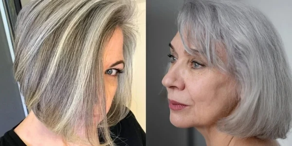 Long Bob assimétrico por Reprodução