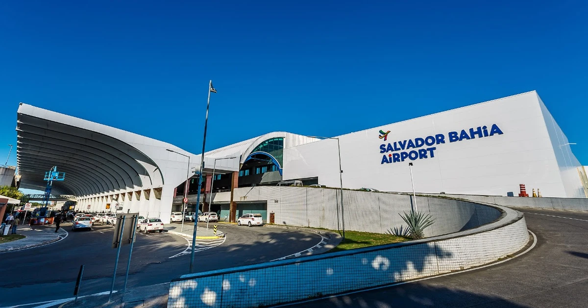 Meio-fio do aeroporto