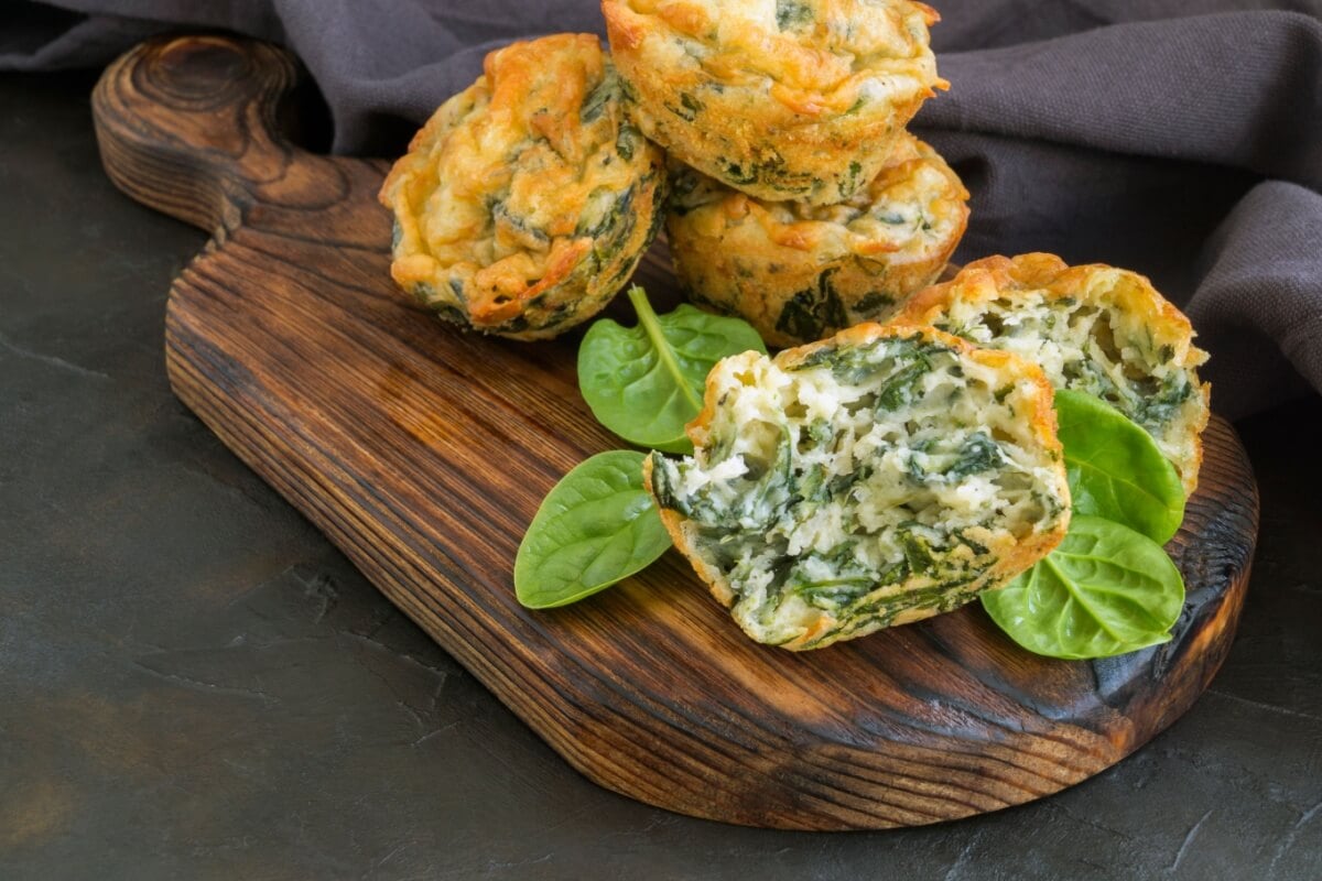 Bolinho de espinafre (Imagem: Julia Sedaeva | Shutterstock)