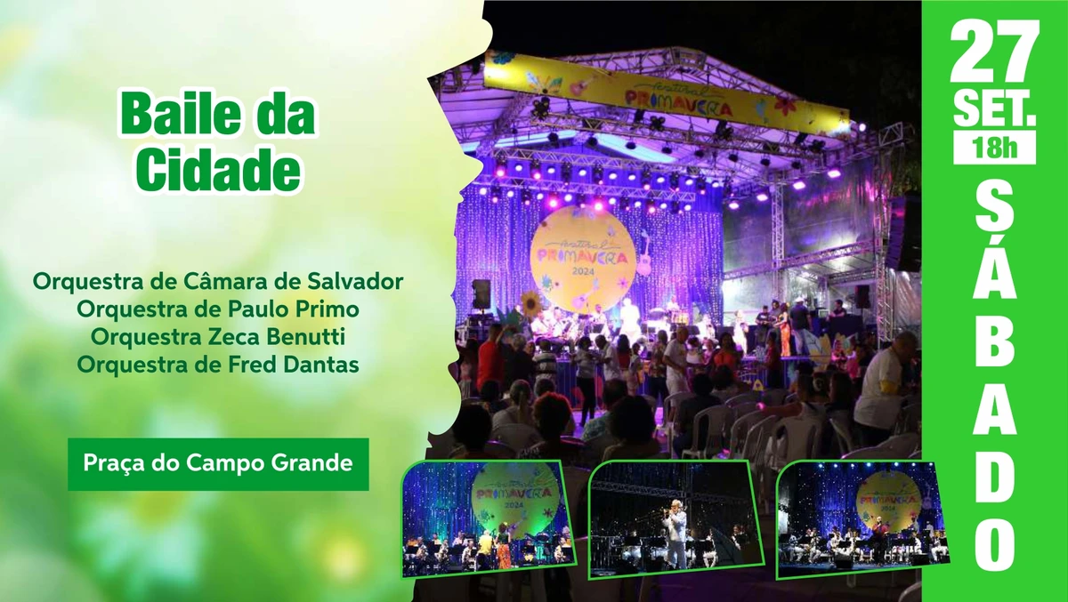 Programação do Festival da Primavera 2025 por Divulgação