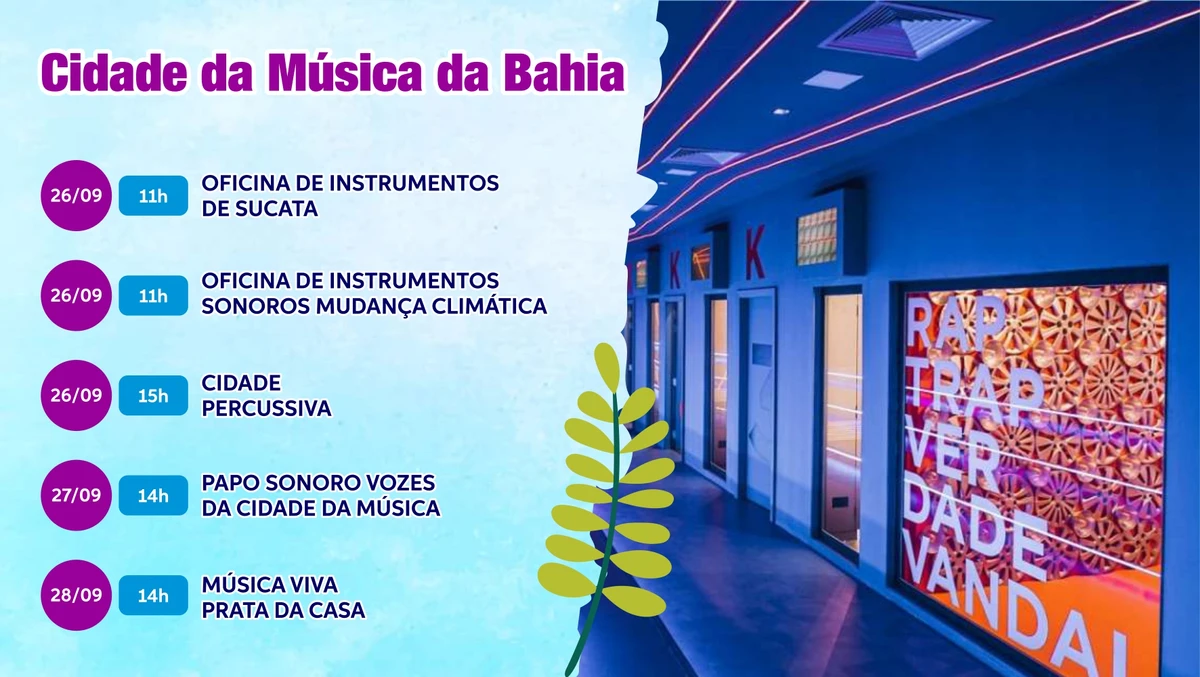 Programação do Festival da Primavera 2025 por Divulgação