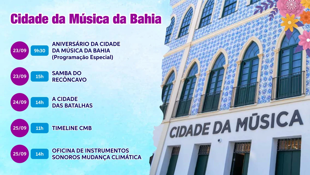 Programação do Festival da Primavera 2025 por Divulgação