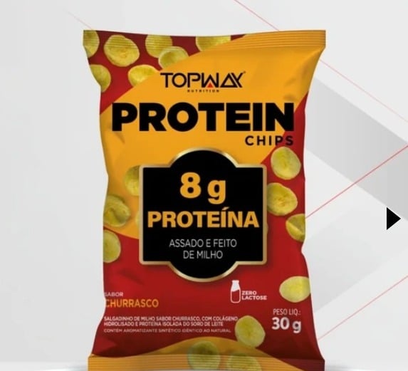 Salgadinho proteico (Topway)